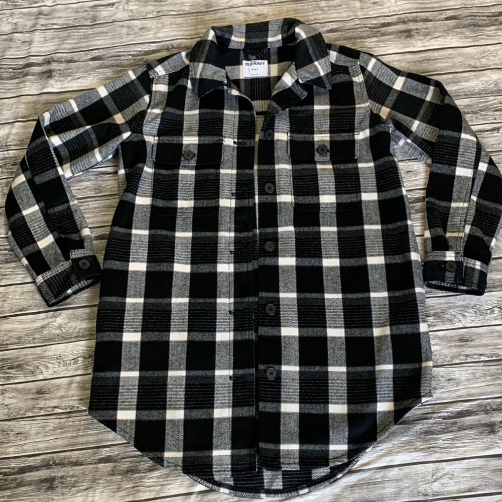 Old Navy| Plaid Soft-Brushed Utility Shacket
